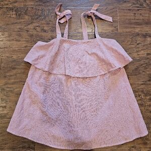 Ingrid & Isabel Red and White Maternity Striped Top